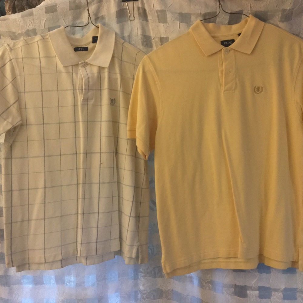Two izod polo shirts one low price